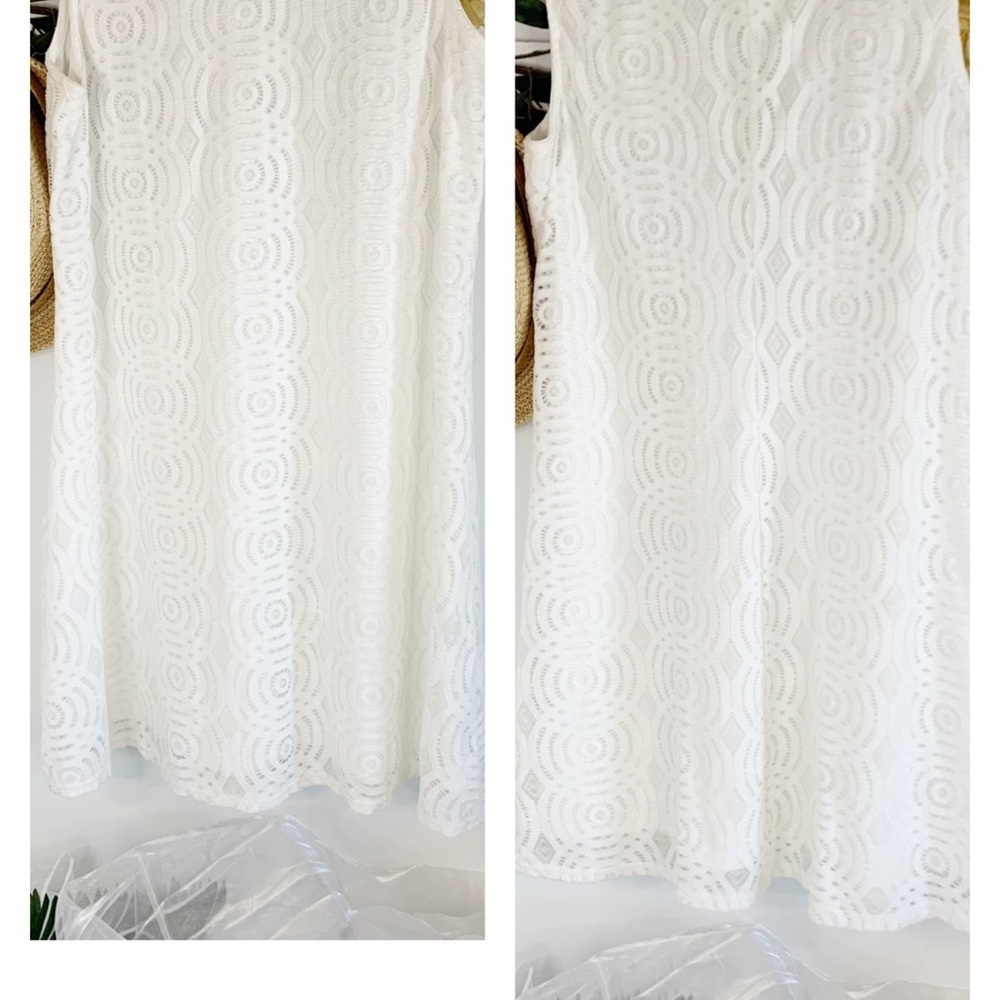 Tiana women’s B. White Eyelet Summer Dress! Size 10P